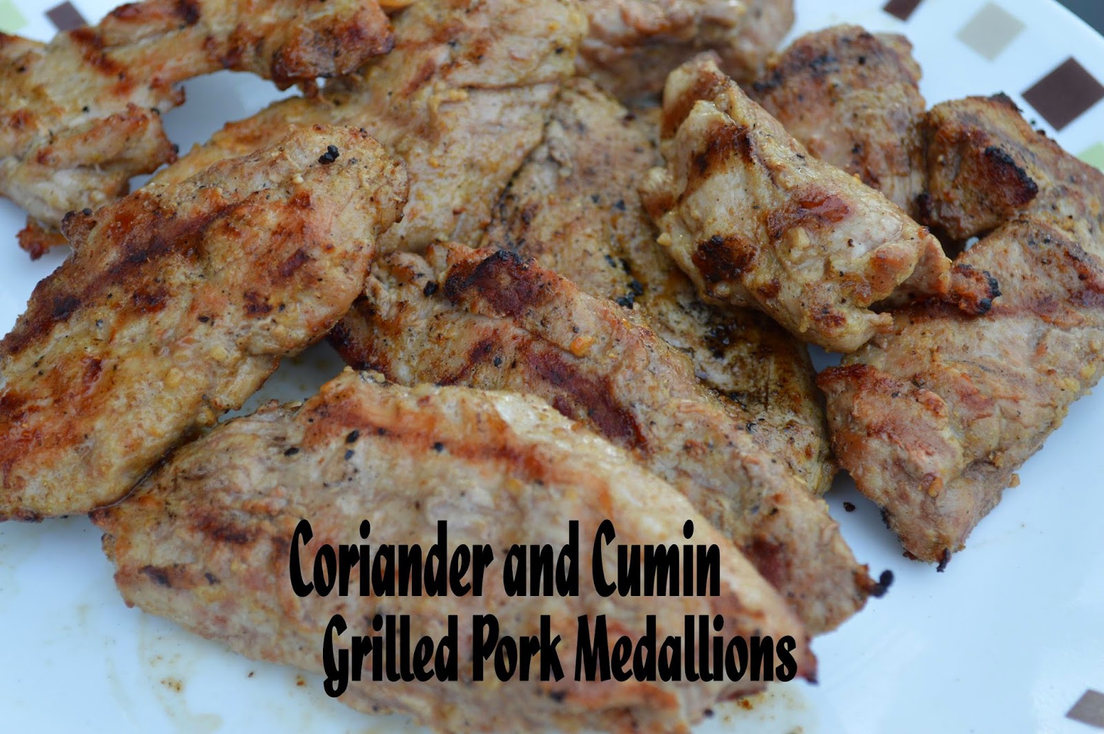 Two Magical Moms Coriander and Cumin Grilled Pork Medallions