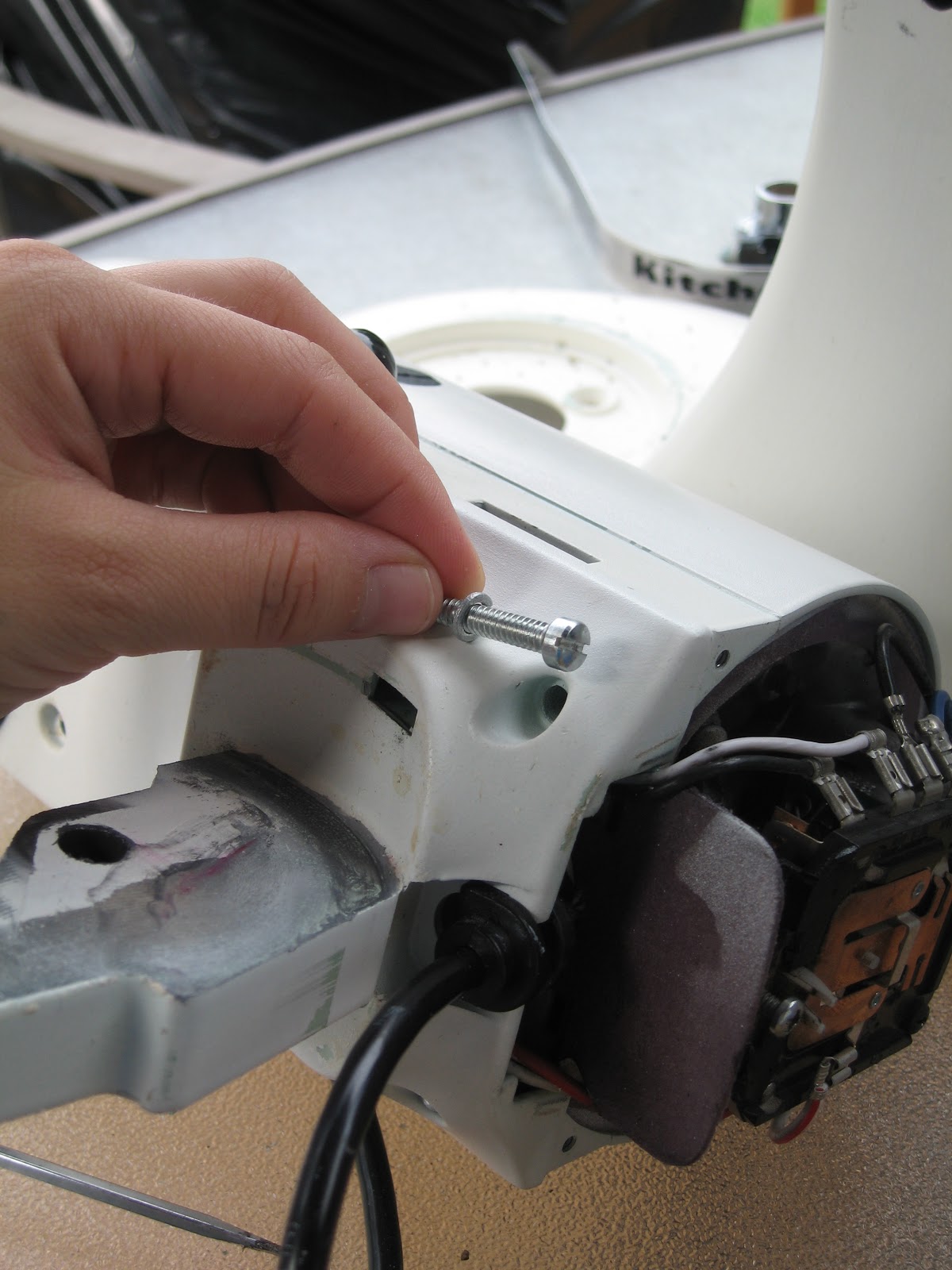 owen's olivia KitchenAid Mixer Rehab {DIY}