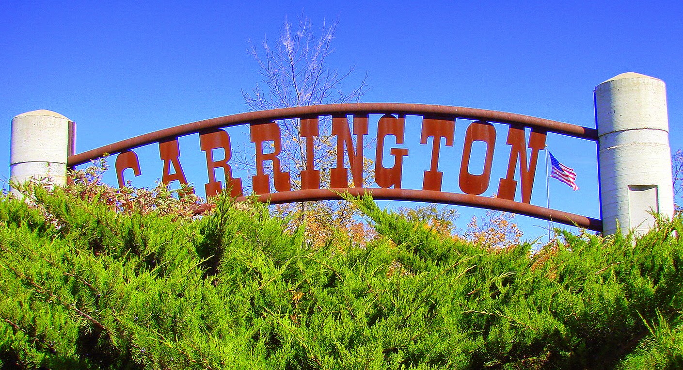 Carrington, North Dakota Message to Facebook Followers