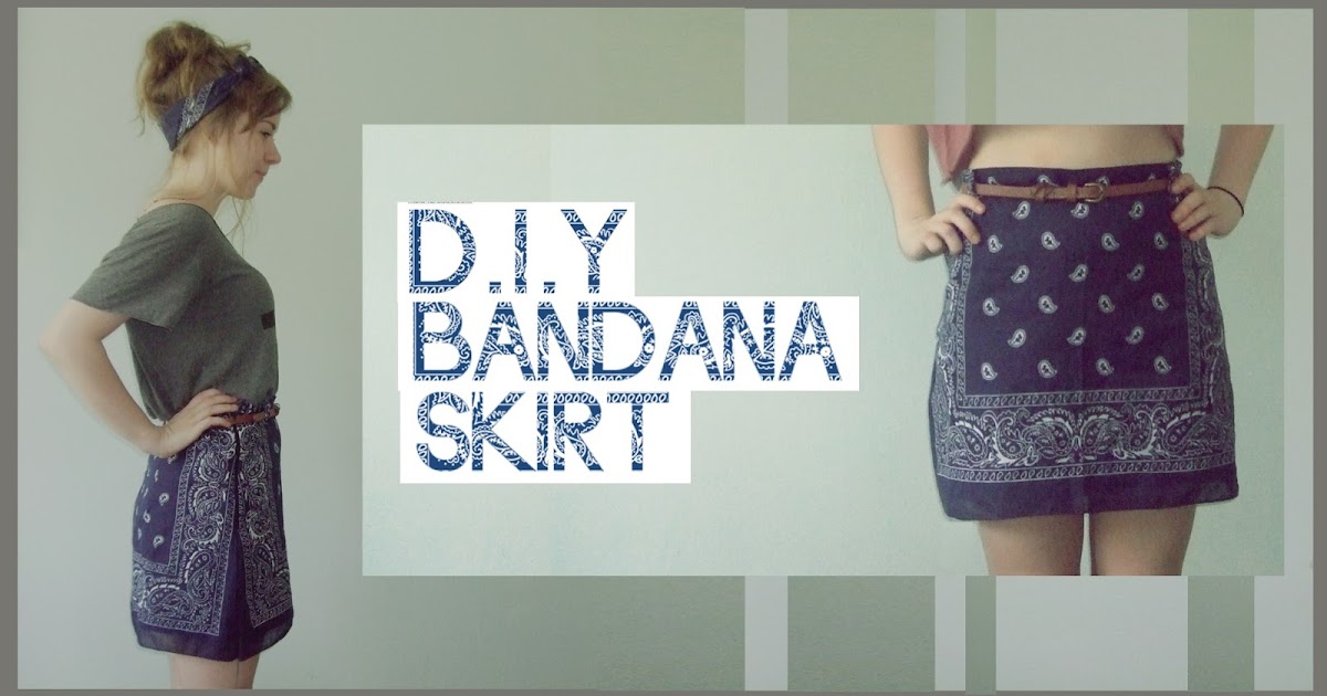 skirt made from bandanas
