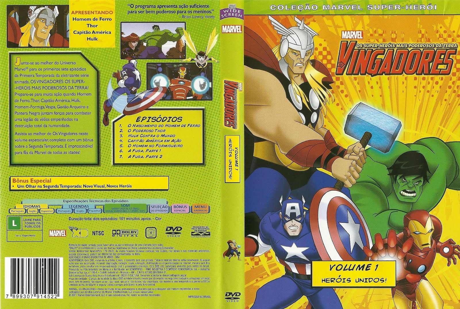 Baixar Os Vingadores Heróis Unidos Vol. 1