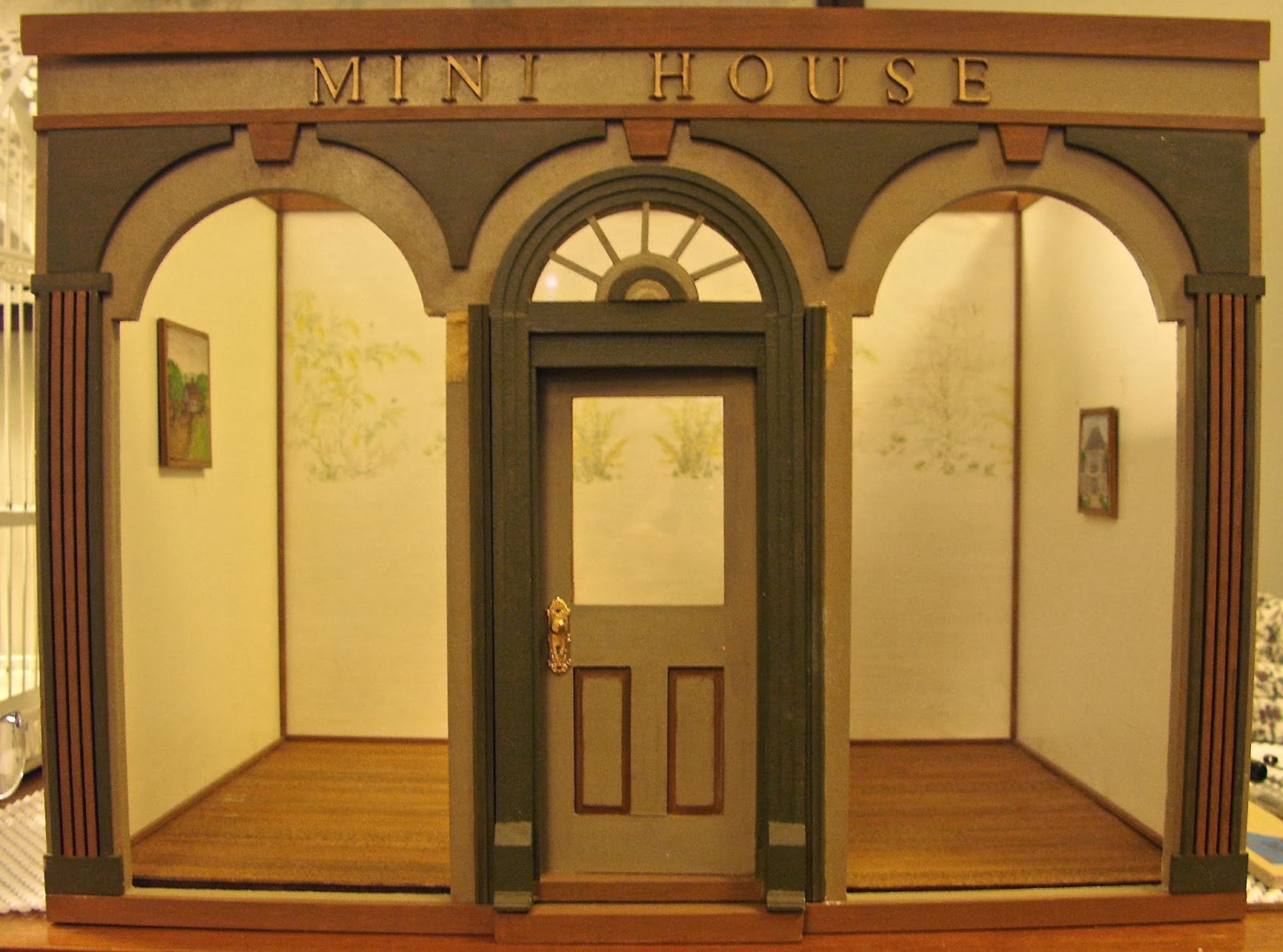 Happy Little Worlds Remoldeling a Gift Miniature Dollhouse Store the Mini House by Lorraine