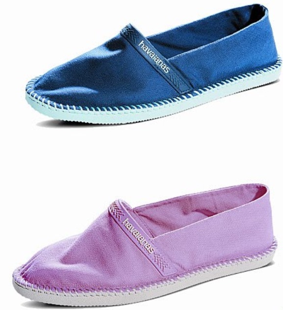 havaianas sapatinho de pano