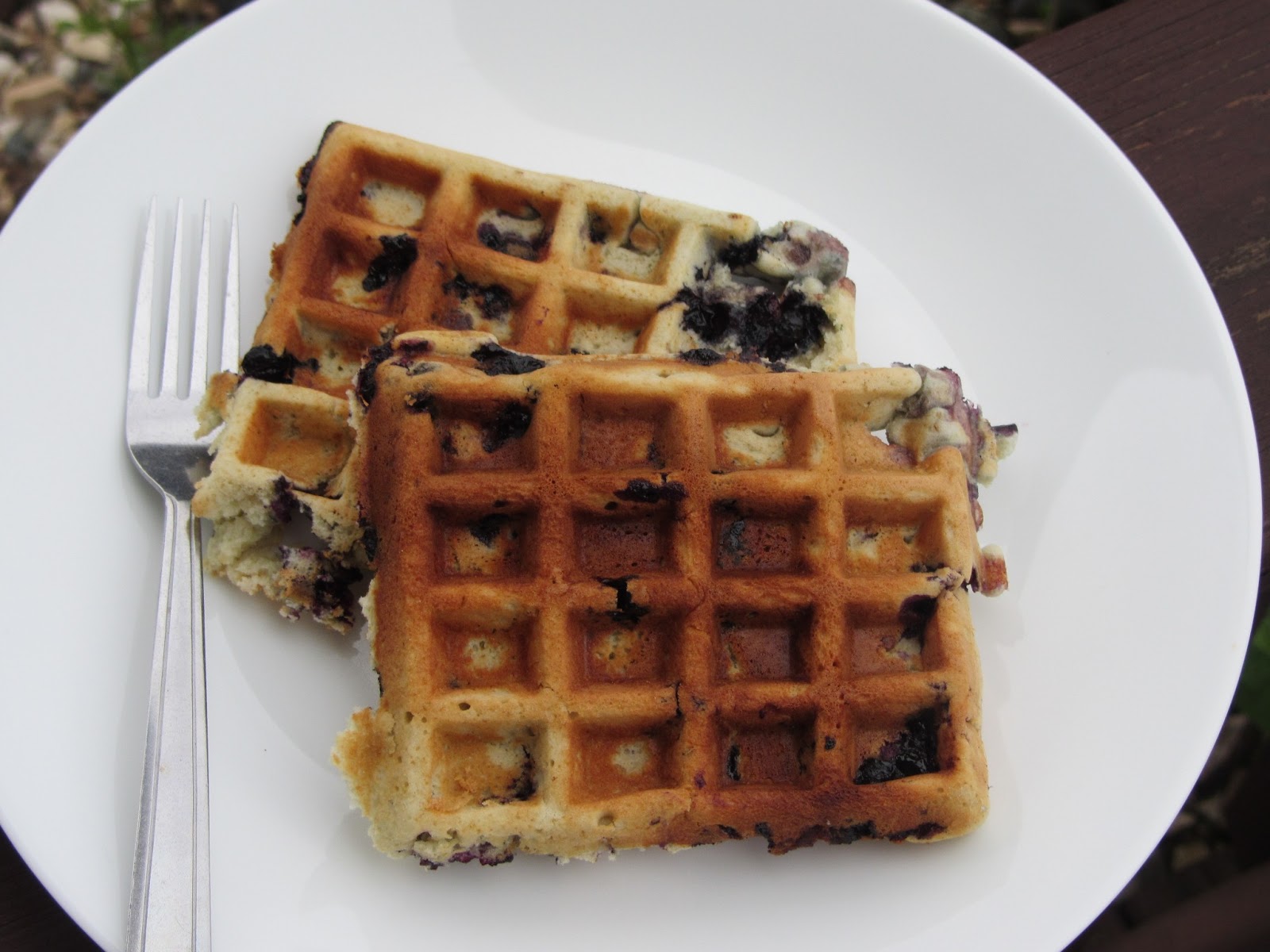 Been There Baked That Blueberry Muffin Waffles