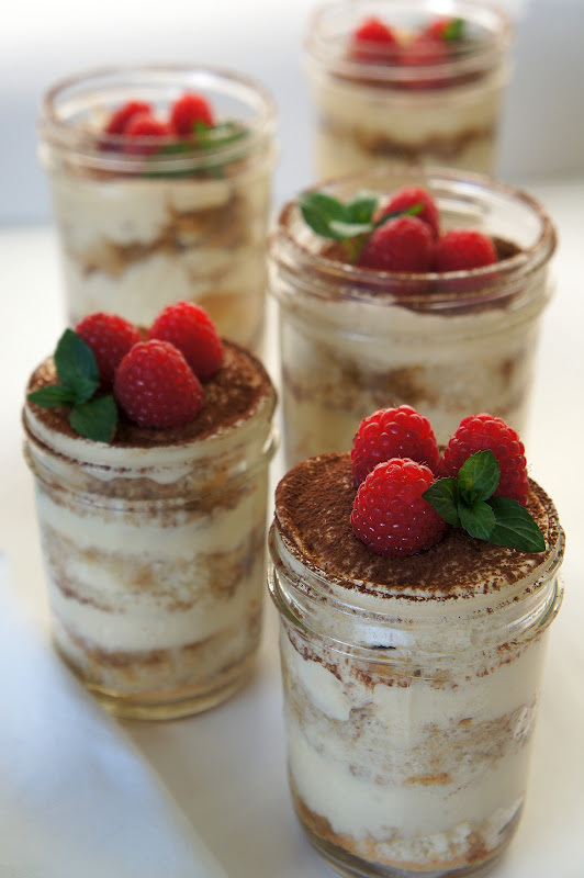 Askanam Tiramisù in Mason jars
