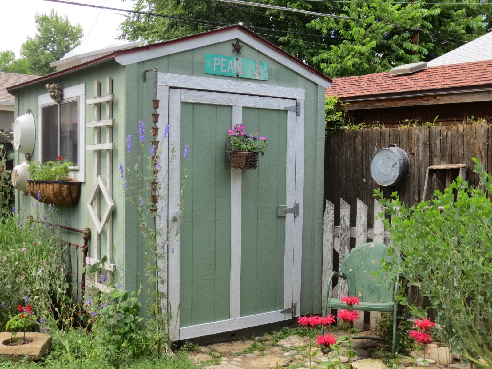 French Country Style from the Foot of the Rockies: Garden Shed Makeover