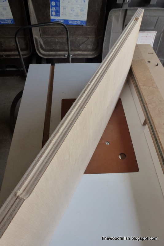 Fine Wood Finishing Cutting a Recess In Shelves to the Back