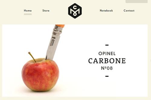 minimal website