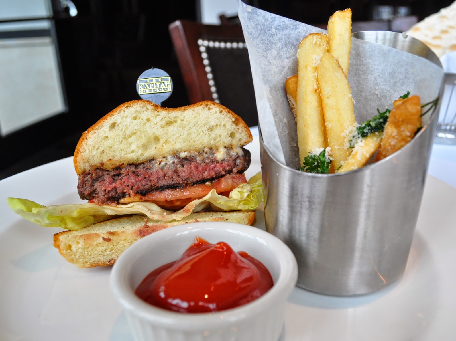 Restaurant Review Capital Grille & their new Burgers! The Food Hussy!
