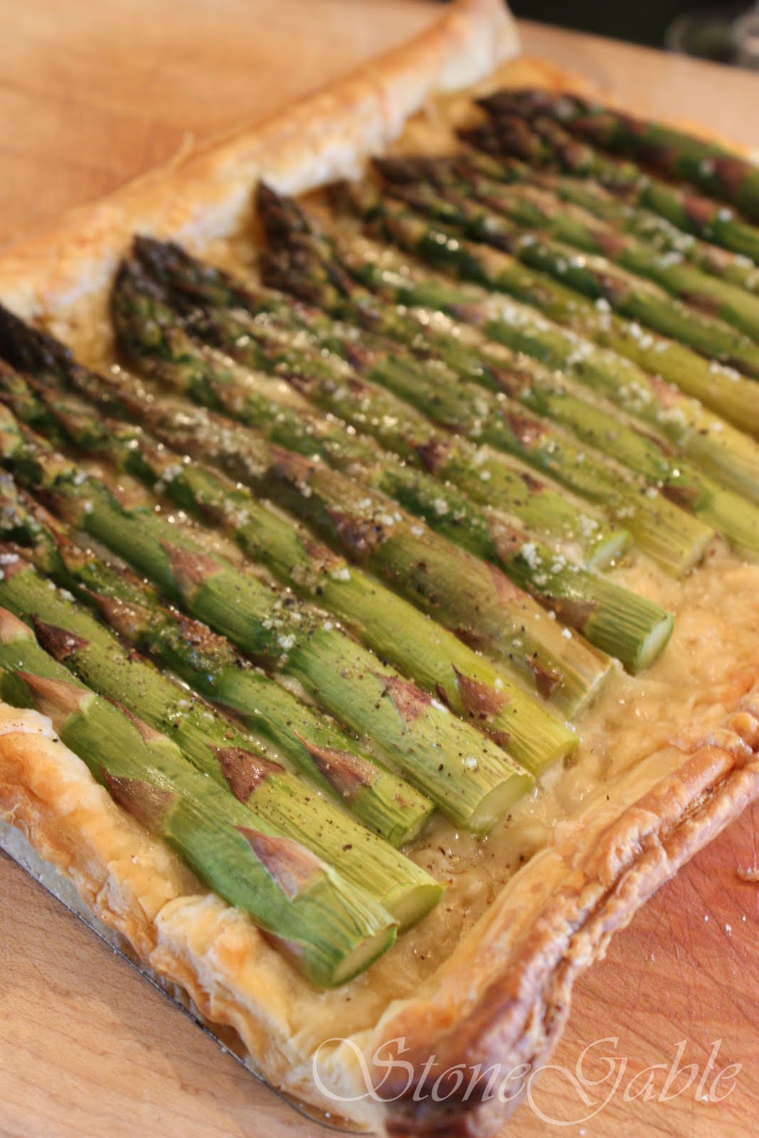 StoneGable ASPARAGUS GRUYERE TART