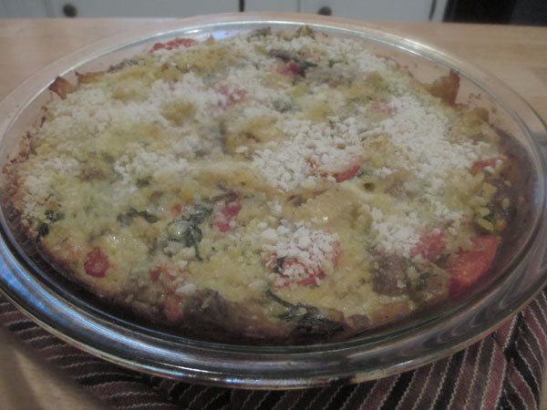 Pasta Pie, The Big Salad, Why I Blog and A Happy Birthday Wish