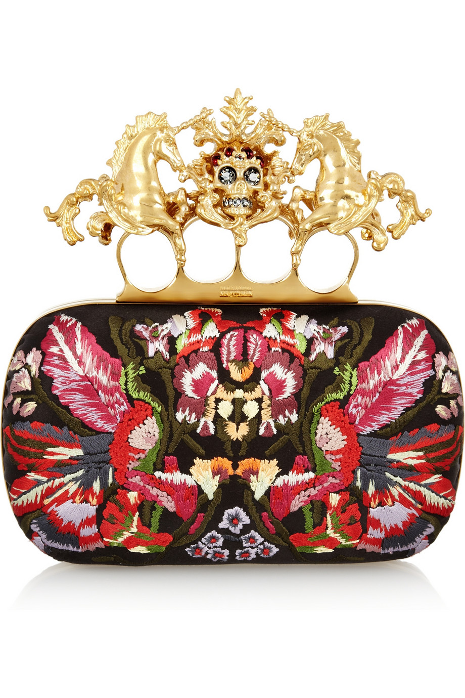 Pearls of Style Must Have. Alexander McQueen Unicorn Skull Clutch
