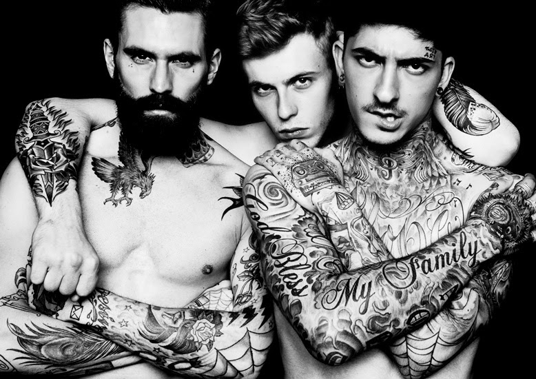 Mythological tattoos for men.