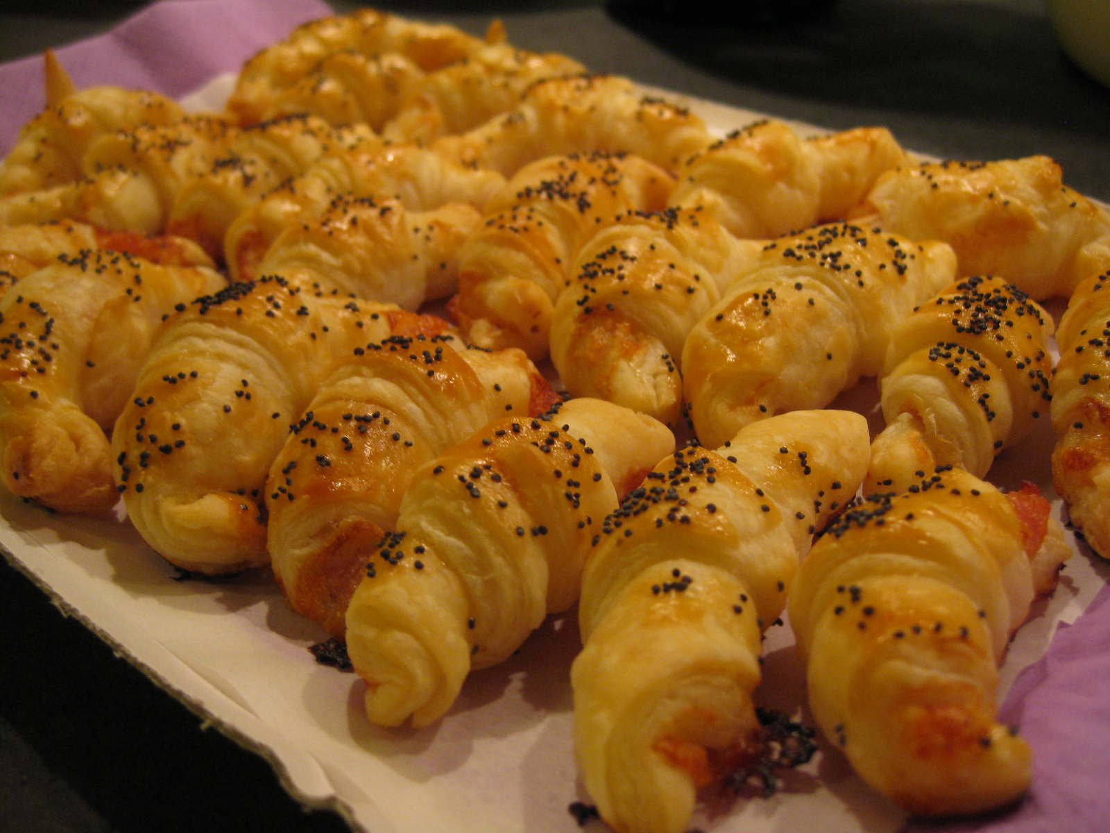 La gatta al lardo SALATINI SEMPLICI CON LA PASTA SFOGLIA