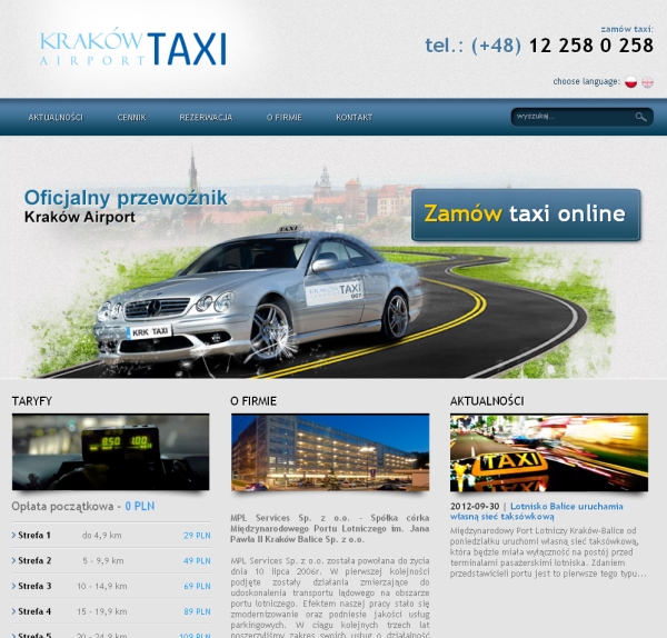 Taksówki Kraków Airport Kraków Taxi Lotnisko
