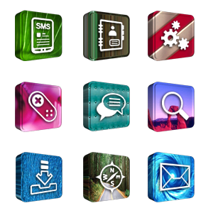 3D Icons Theme for Blackberry