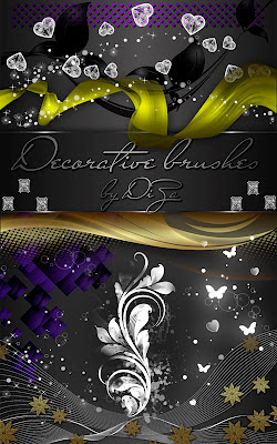 Pinceles decorativos para photoshop