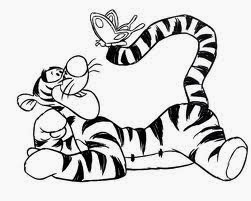 Winnie The Pooh Coloring Pages - Tigger 2
