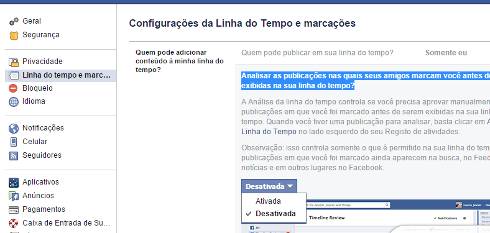 Como bloquear as marcações no Facebook Como bloquear as marcações no Facebook