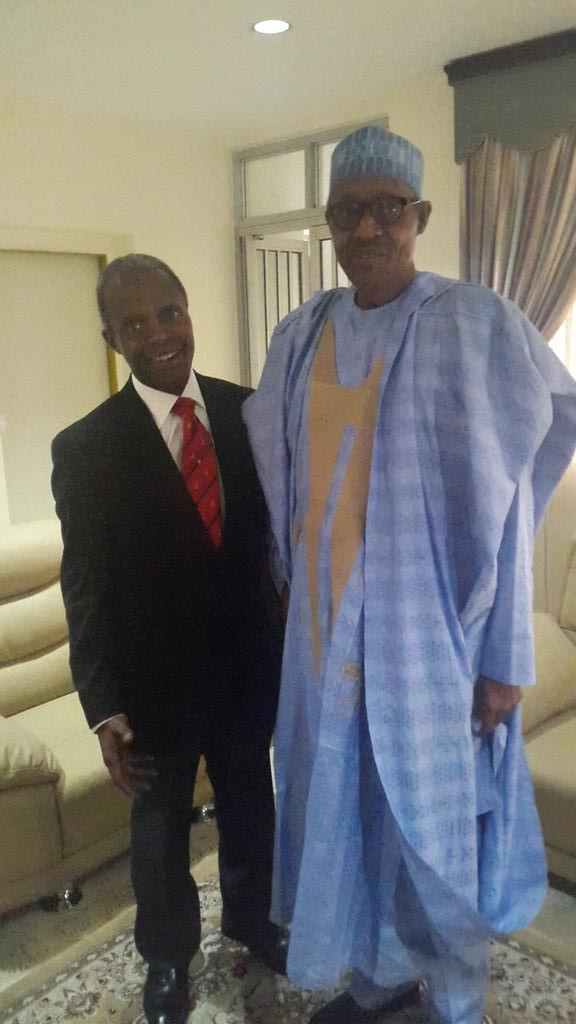 I Will work With Buhari To Bring Nigeria Back To Its Lost Glory - Prof. Yemi Osinbajo, Maj.-Gen. Buhari's Running Mate