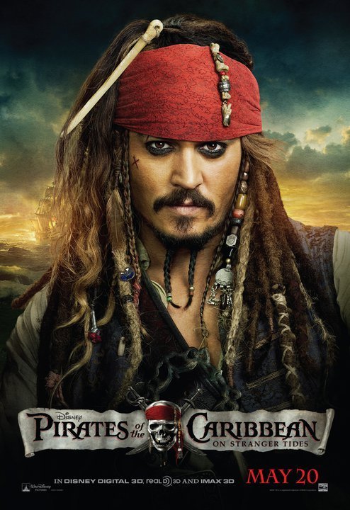johnny depp pirates of the caribbean poster. Johnny Depp as Jack Sparrow