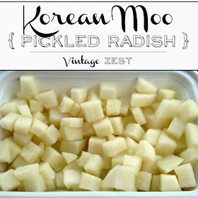 Korean Pickled Radishes on Diane's Vintage Zest!  #recipe #healthy #vegetarian