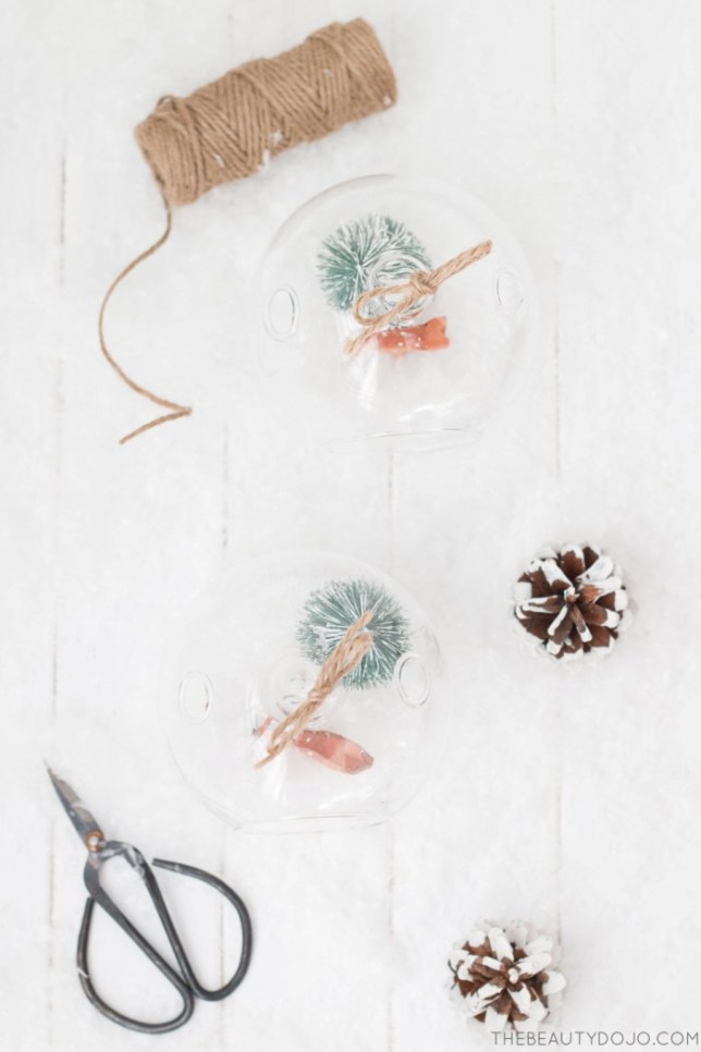 #Navidadbonitista DIY: Terrario de cristal colgante #Navidadbonitista DIY: Terrario de cristal colgante