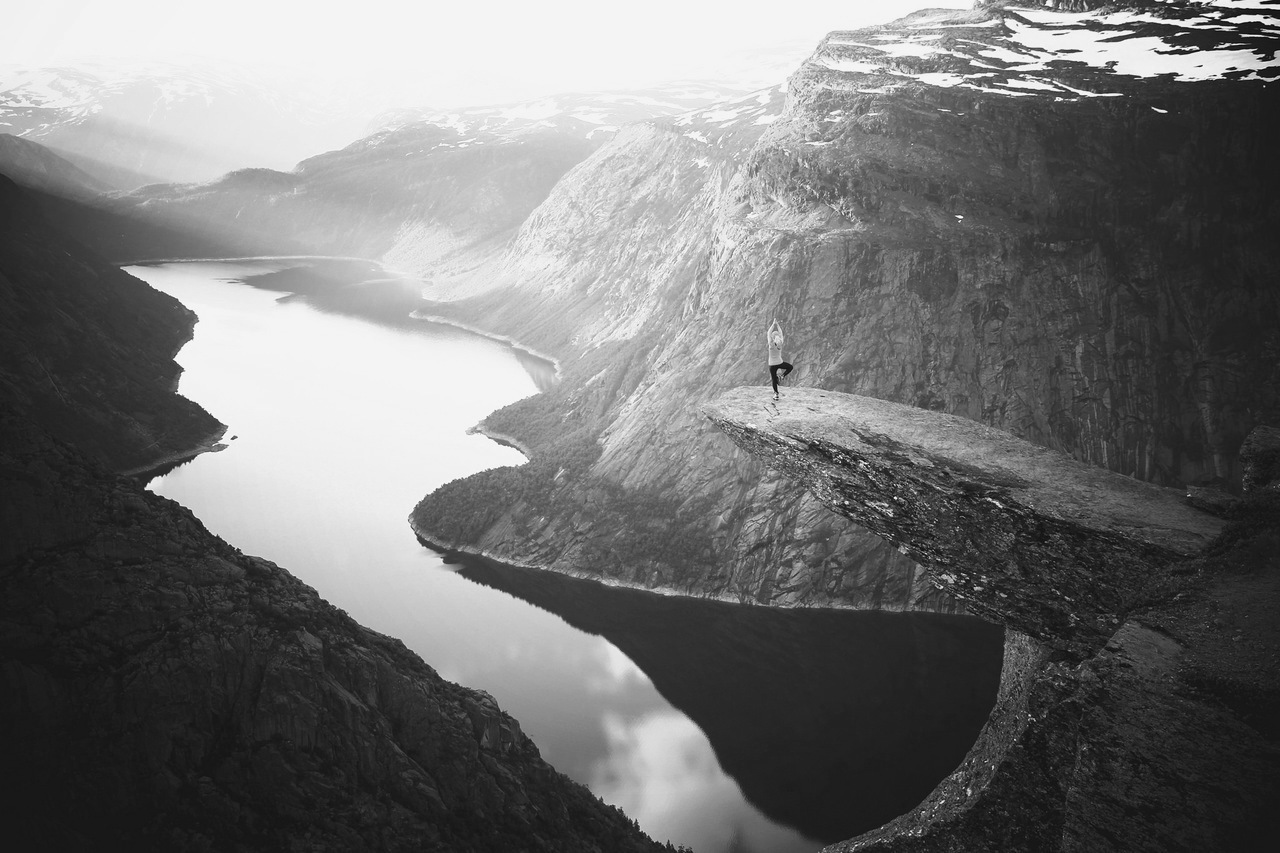 Mountains Landscapes Black and White Photography