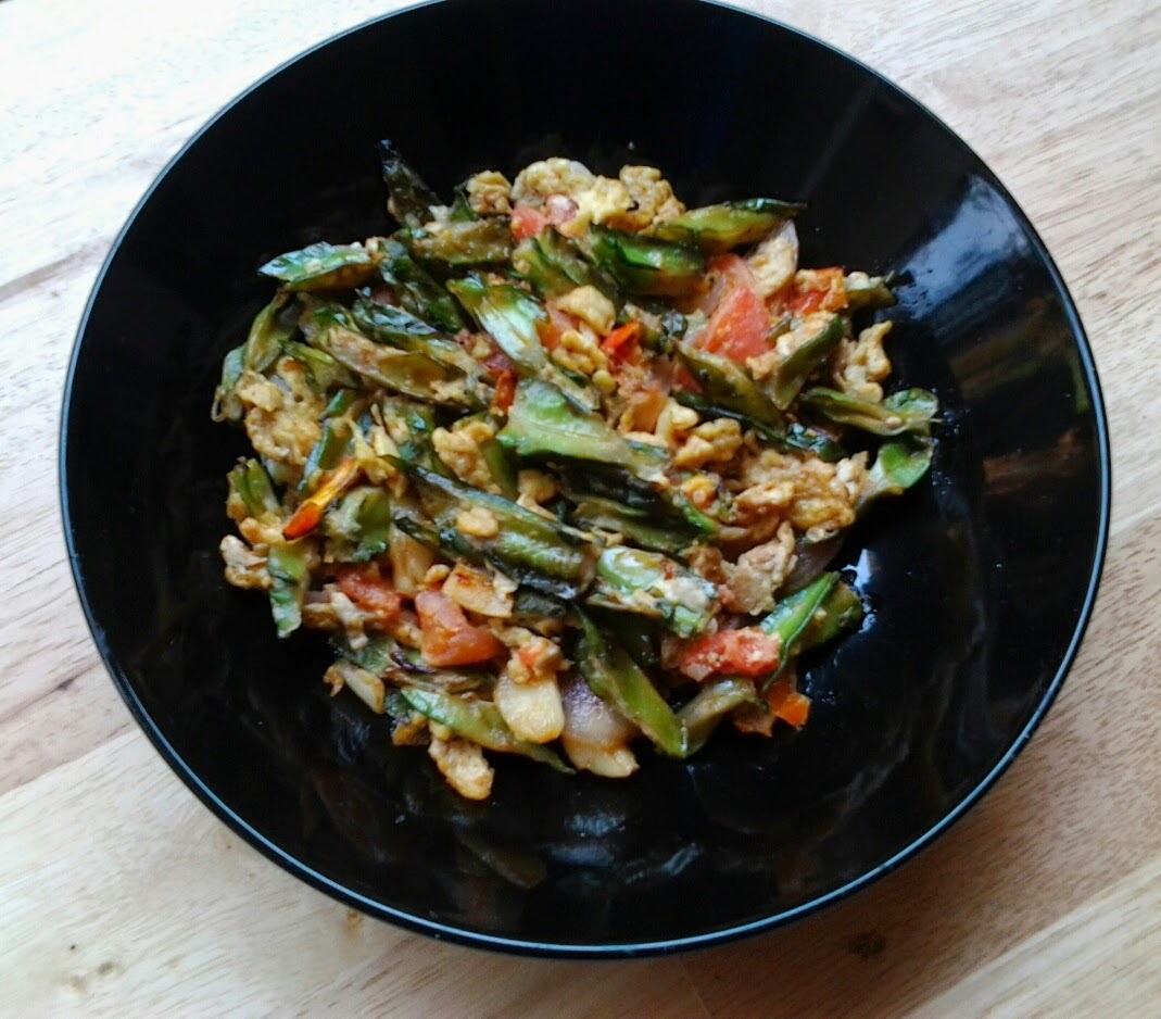 One Filipino Recipe at a Time Sauteed Winged Beans with Eggs
