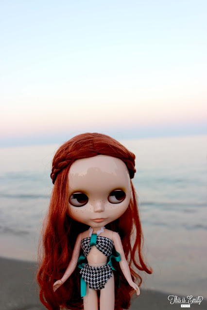 Emily my blythe in the beach