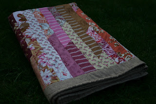 Jelly Roll Race Quilt by fabricandflowers | Sonia Spence