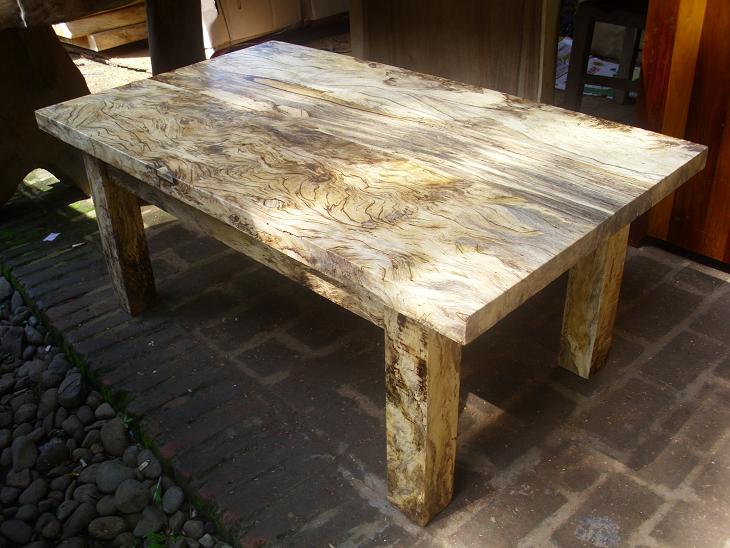 big wood table