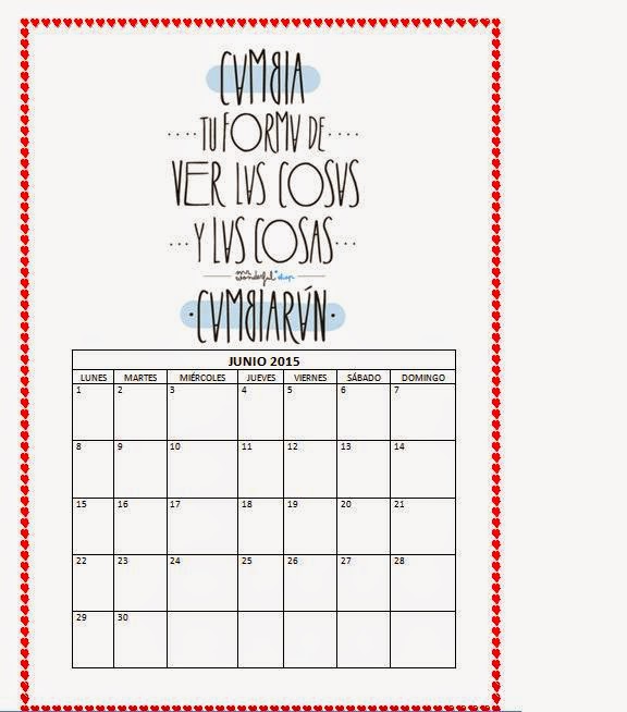 calendario diciembre 2015 para imprimir