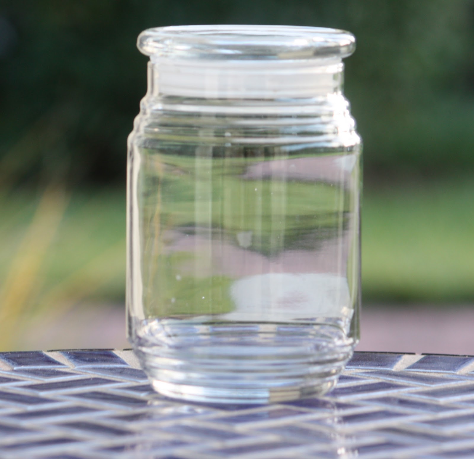 Desperate Craftwives Frosted Candle Jar