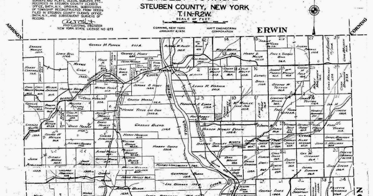 1932 Lindley Map