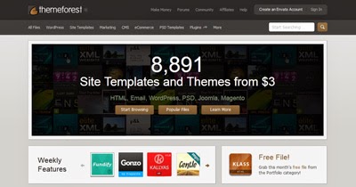 Themeforest para comprar plantillas para Wordpress