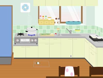 Kitchen in Summer