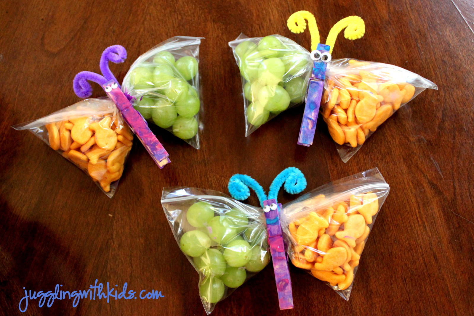Image result for snack bag butterflies