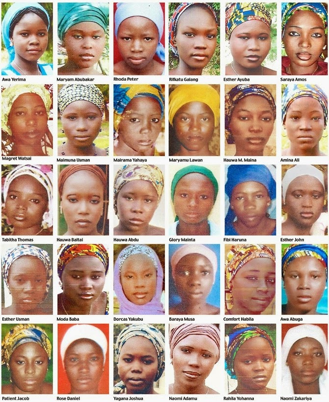 Finally! These are the faces and names of the abducted Chibok Girls