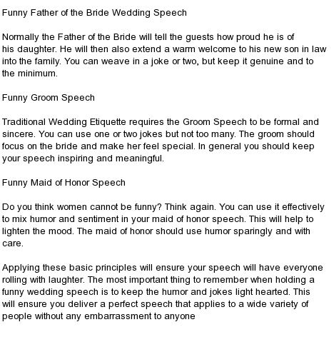 Groom Speeches Groom Speeches