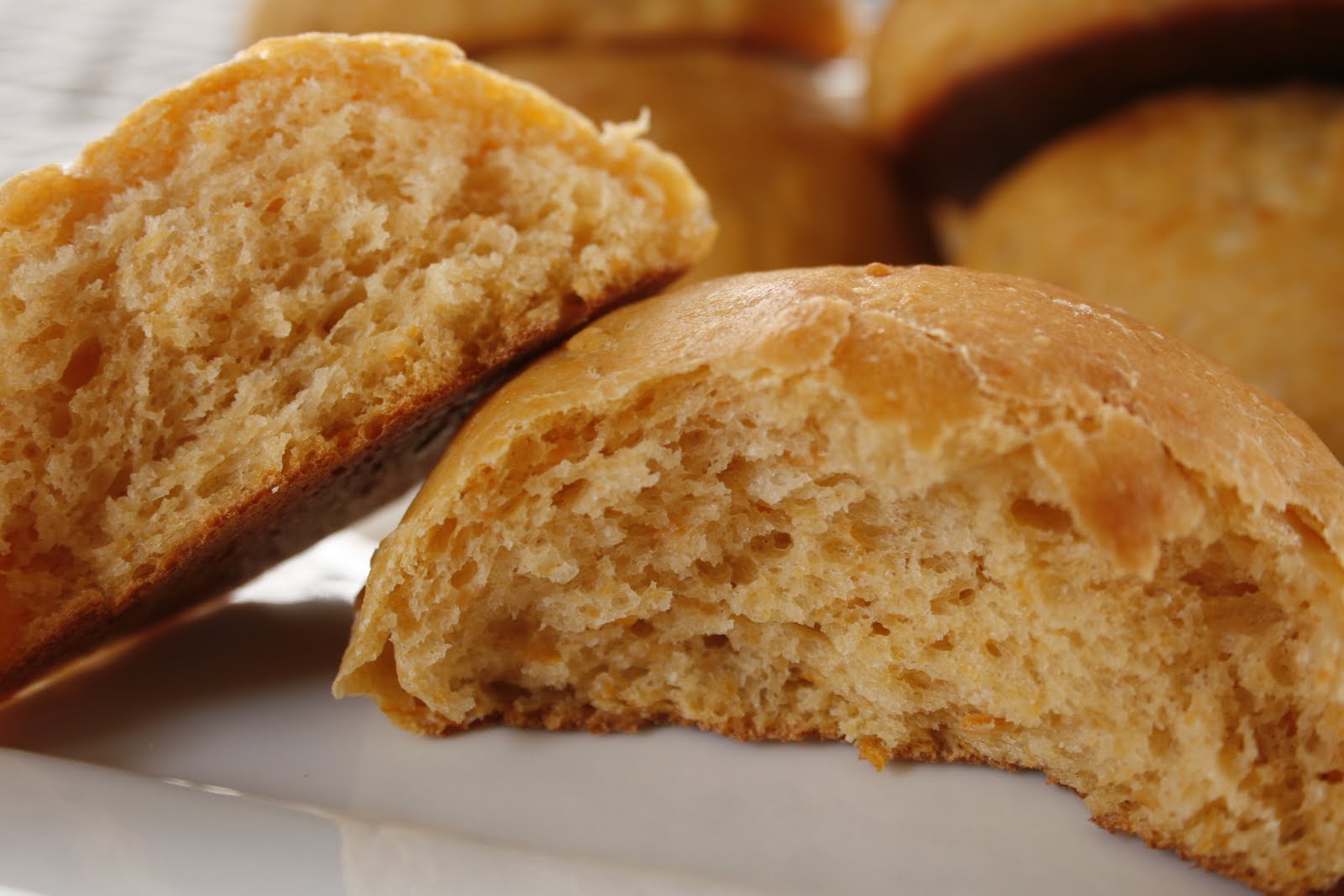 Laura's Sweet Spot No Knead Sweet Potato Rolls