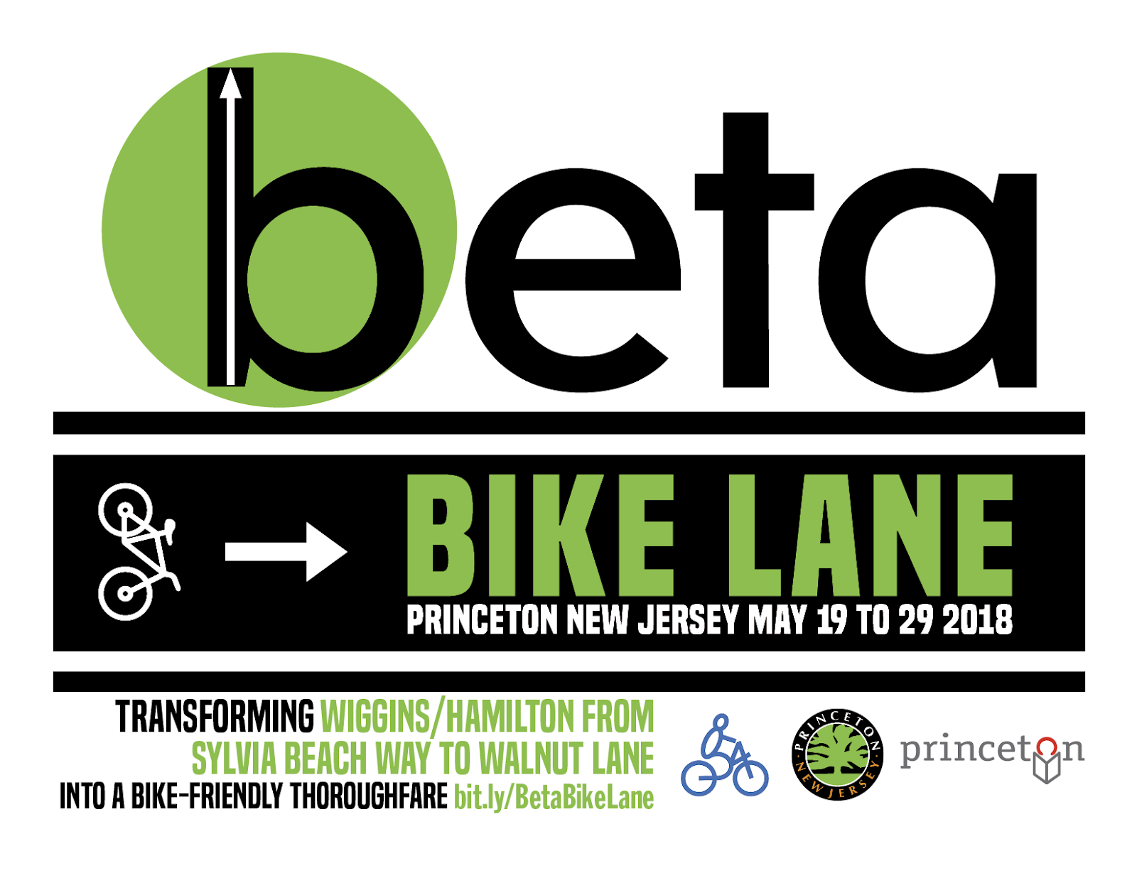 Princeton Pedestrian and Bicycle Advisory Committee: Beta Bike Lane Princeton