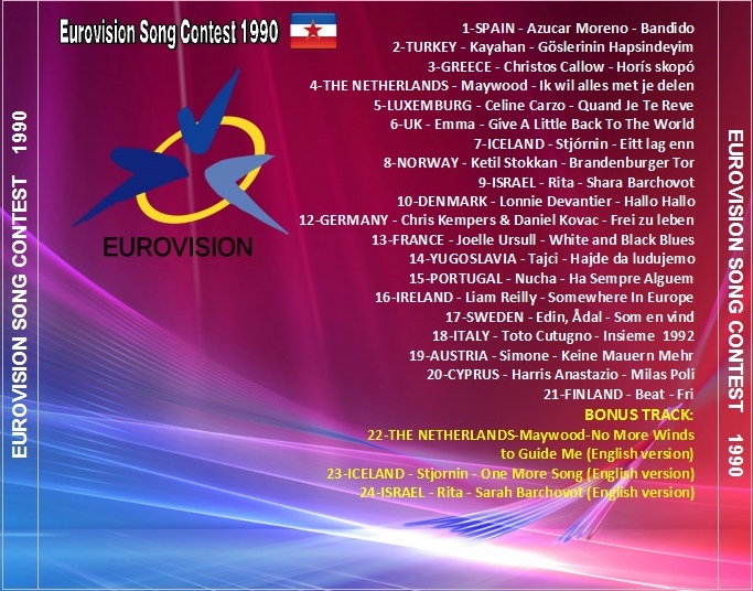 Eurovision Song Contest Music EUROVISION SONG CONTEST 1990