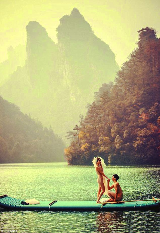 Naked chinese wedding couples