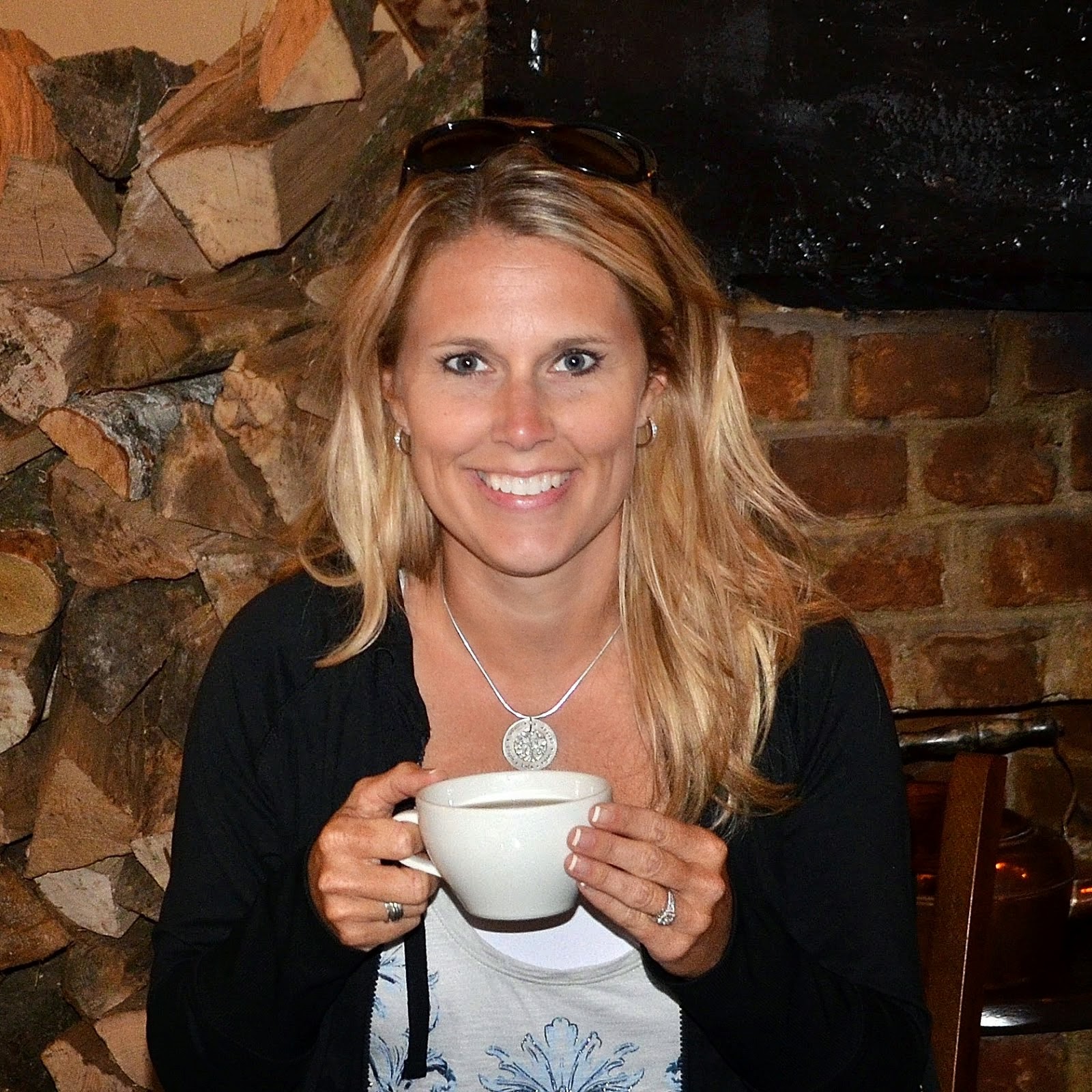 Drinking Tea in an England Pub