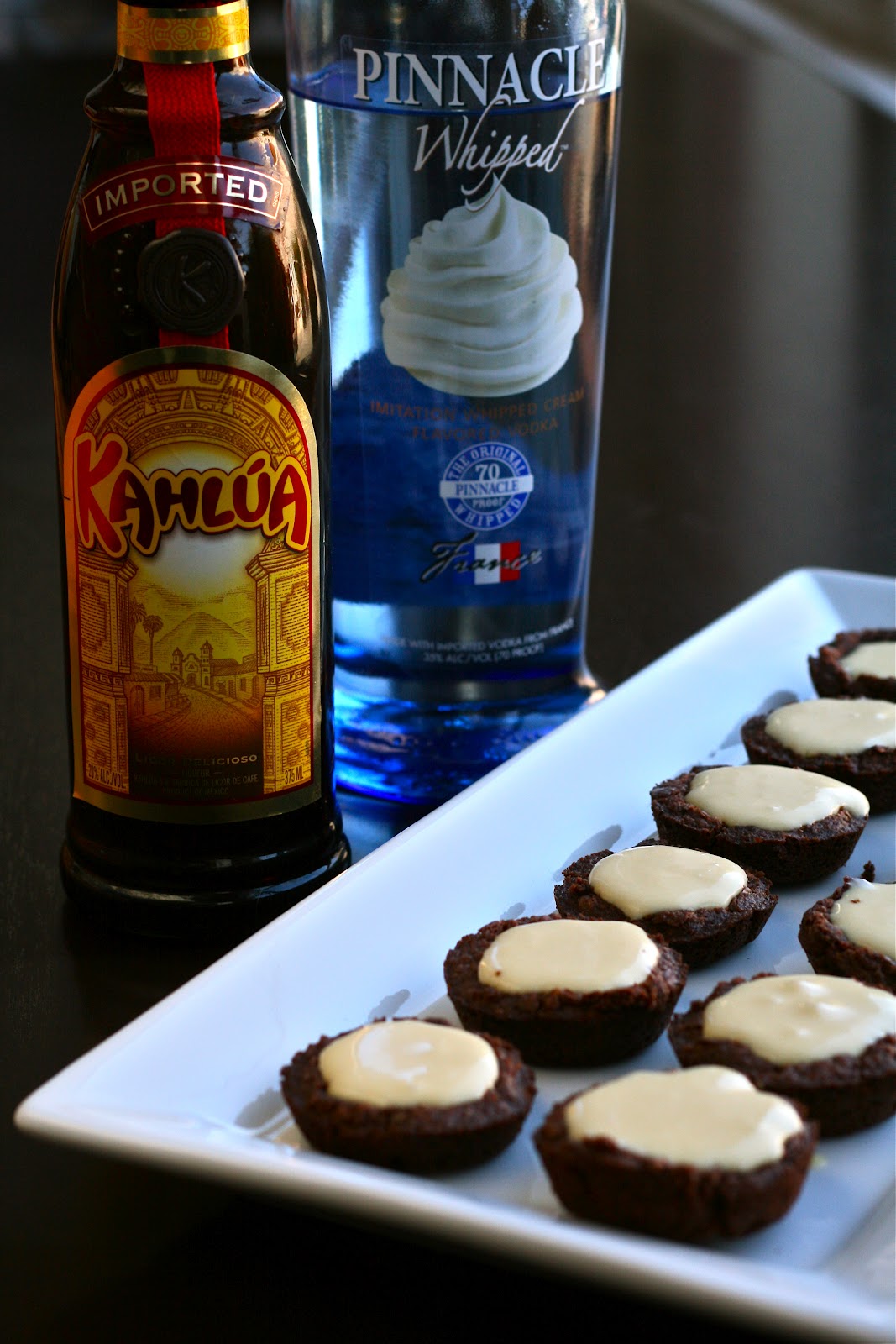 e is for eat W is for White Russian Pudding Shots, Pumpkintinis