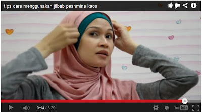 Tutorial Video Cara Memakai Jilbab Pashmina Kaos