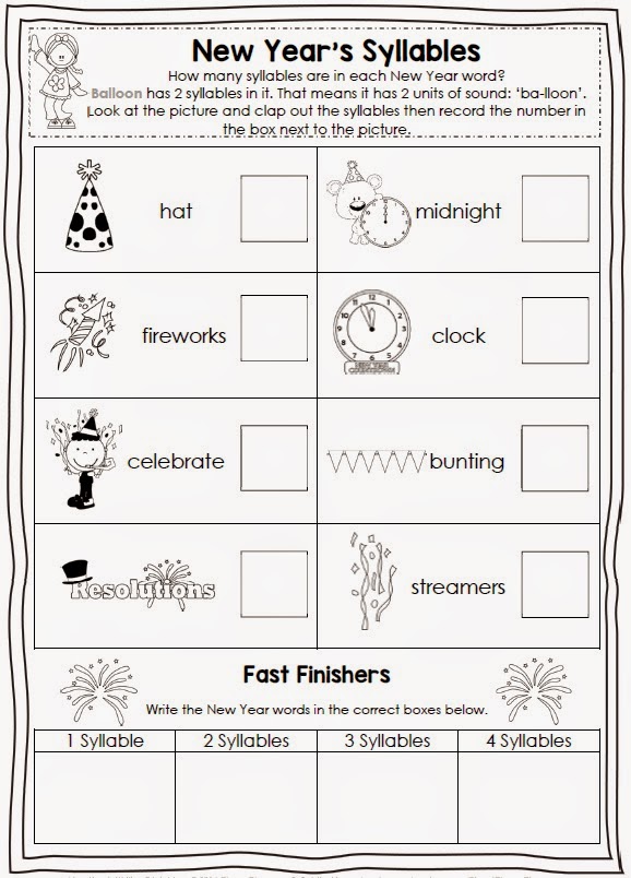 New Year's Writing Printables New Year's Writing Printables