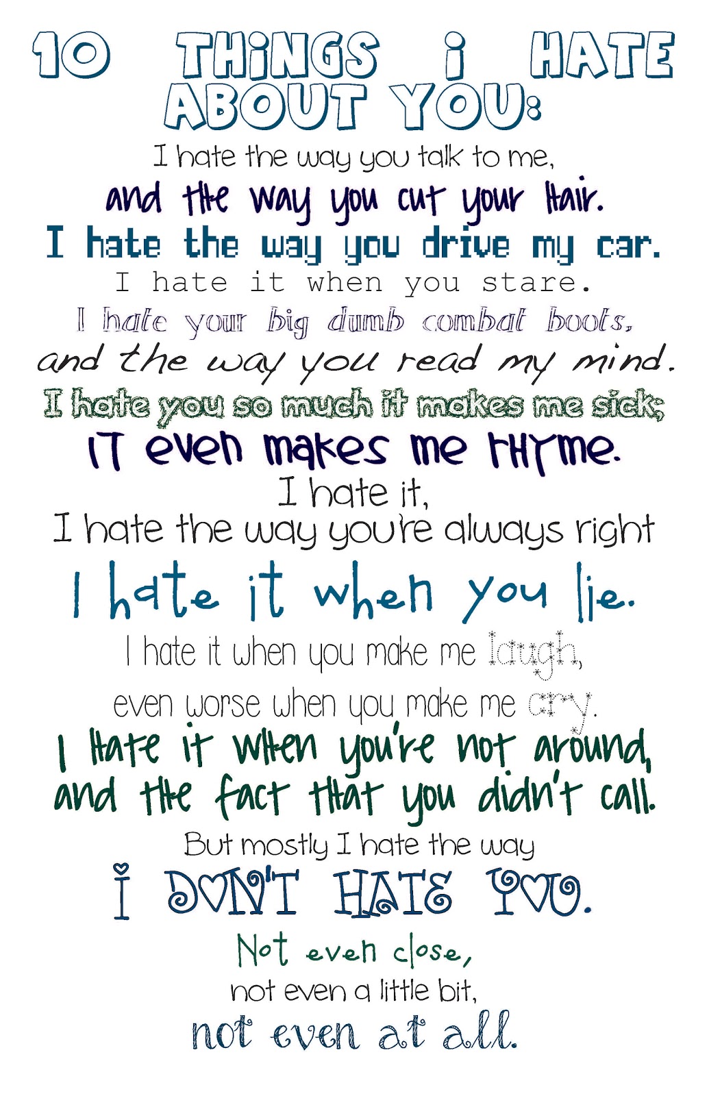 10 Things I Hate About You - Wikipedia