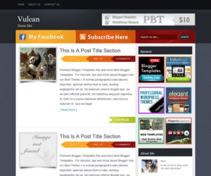 Vulcan Blogger Template
